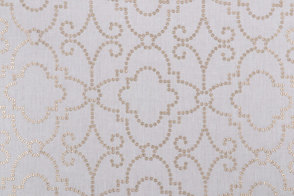 Dena Home Wow Factor Emb Drapery Fabric in Gilded