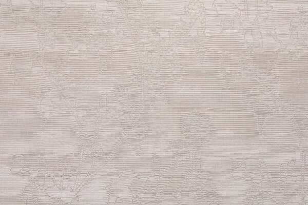 Trellis Pleat Woven Pleated Decorator Fabric in Fawn Mist