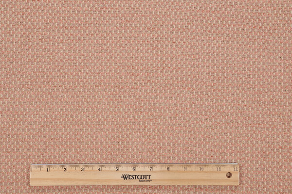 Fonthill Plaza Boucle Woven Upholstery Fabric in Salmon
