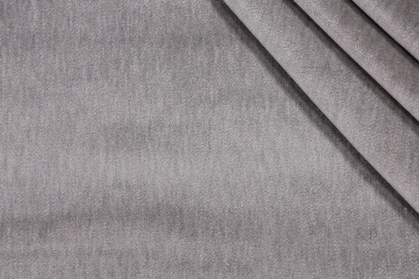 Scalamandre Bay Velvet Upholstery Fabric in Smoke