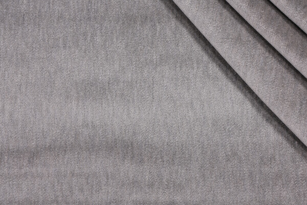 Scalamandre Bay Velvet Upholstery Fabric in Smoke