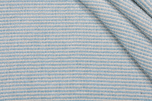 Fonthill Palmetto Woven Chenille Upholstery Fabric in Aqua