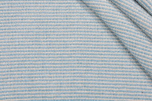Fonthill Palmetto Woven Chenille Upholstery Fabric in Aqua