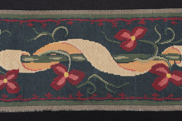 Scalamandre Millie Fleurs Border 8&#39;&#39; Tapestry Border Fabric in Multi