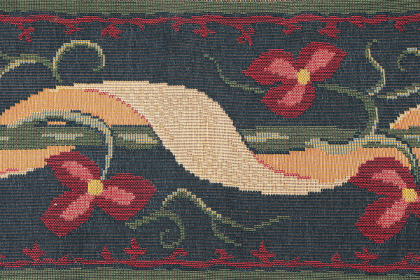 Scalamandre Millie Fleurs Border 9&#39;&#39; Tapestry Border Fabric in Multi