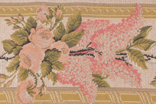 Scalamandre Lilas 9&#39;&#39; Border Tapestry Border Fabric in Rosette