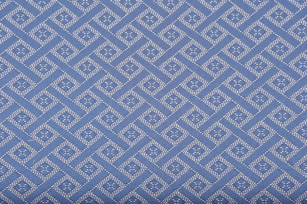 Scalamandre Diamantre Matelasse Upholstery Fabric in Bluebell 