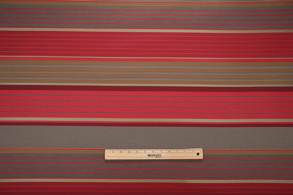 Fonthill Byron Woven Decorator Fabric in Red 