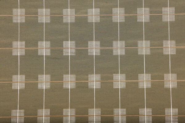 Sample of Modernism Woven Silk Decorator Fabric in Caper 