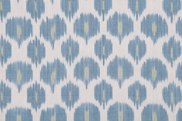 Scalamandre Amara Ikat Weave Decorator Fabric in Peacock 