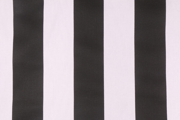 Click for 1 Yards Premier Prints Vertical Stripe Printed Cotton Drapery Fabric in Black/White Premier Prints Vertical Stripe Printed Cotton Drapery Fabric in Black/White