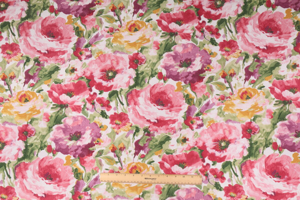 Click for 1.13 Yards Richloom Lessandra Printed Polyester Outdoor Fabric in Rosewood Richloom Lessandra Printed Polyester Outdoor Fabric in Rosewood