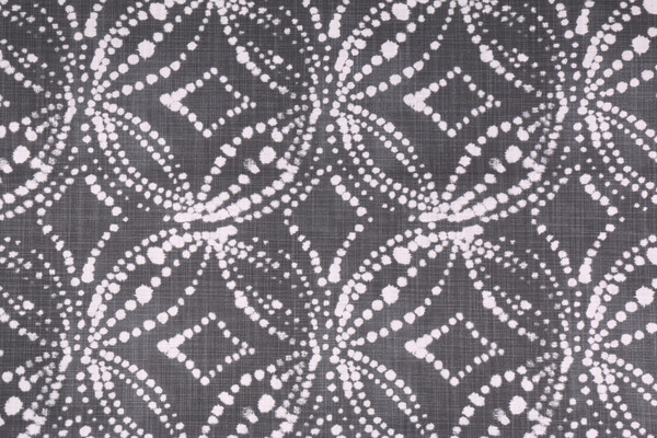 Click for 1.88 Yards Premier Prints Gerardo Printed Slubbed Cotton Canvas Drapery Fabric in Black Flame Premier Prints Gerardo Printed Slubbed Cotton Canvas Drapery Fabric in Black Flame