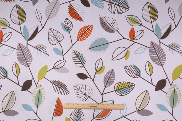 Covington Carson Printed Cotton Drapery Fabric in 332-Fiesta