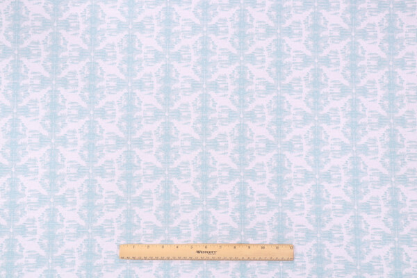 Lacefield Nobu Printed Cotton Drapery Fabric in Mineral