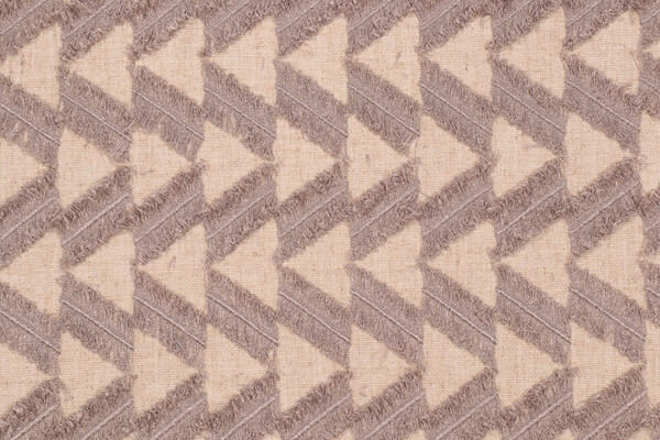 Genevieve Gorder Fringe Benefits Embroidered Drapery Fabric in Pewter