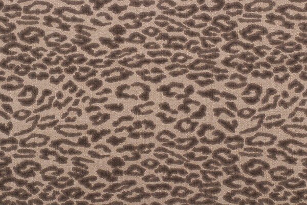 Lacefield Cheetah Printed Drapery Fabric in Steel