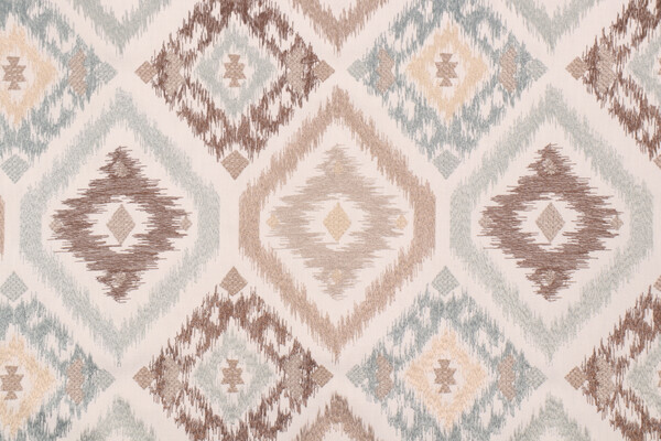 Valiant Fabrics Anali Embroidered Drapery Fabric in Spa