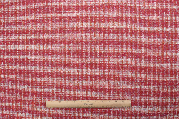 TFA Sena Woven Latex-Backed Upholstery Fabric in Cardinal