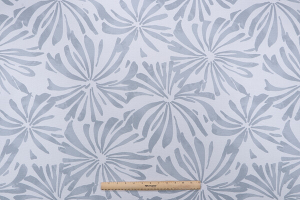 Click for 3.38 Yards Premier Prints Aria Printed Polyester Outdoor Fabric in Belmont Blue Premier Prints Aria Printed Polyester Outdoor Fabric in Belmont Blue