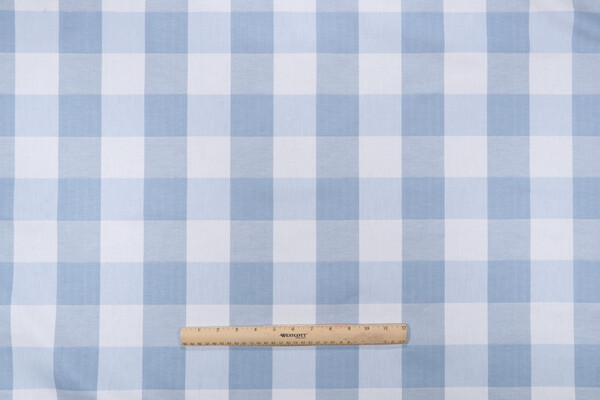 P Kaufmann Foxy Plaid Woven Decorator Fabric in Harbor