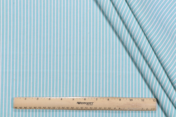 Jackstaff Woven Upholstery Fabric in Blue Bayou