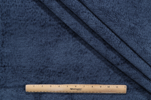 PK Lifestyles Pebblestone Performance Woven Chenille Upholstery Fabric in Lapis