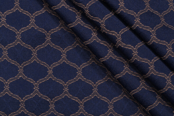 Lexus Woven Upholstery Fabric in Marine