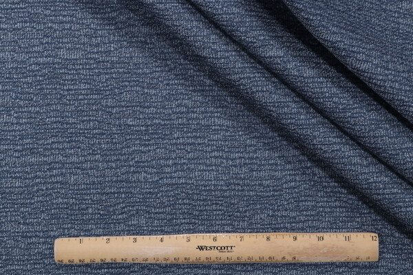 Sunbrella Tapa Cloth Woven Solution Dyed Acrylic Outdoor Fabric in Bluebell