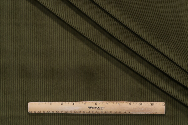 PK Lifestyles Wales Corduroy Upholstery Fabric in Avocado