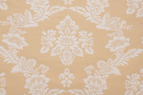 Tomas Damask Decorator Fabric in Sand