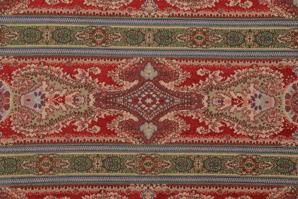 Mosely Stripe Woven Chenille Upholstery Fabric in Gemstone