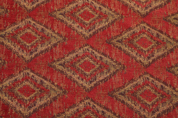 Mission Woven Chenille Upholstery Fabric in Spice