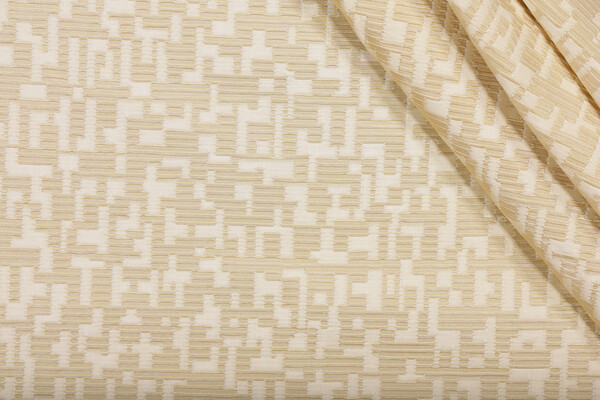 Chorus Line Woven Decorator Fabric in Lemoncello