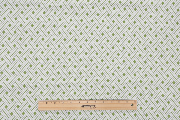 Scalamandre Roatan Weave Woven Solution Dyed Acrylic Outdoor Fabric in Palm