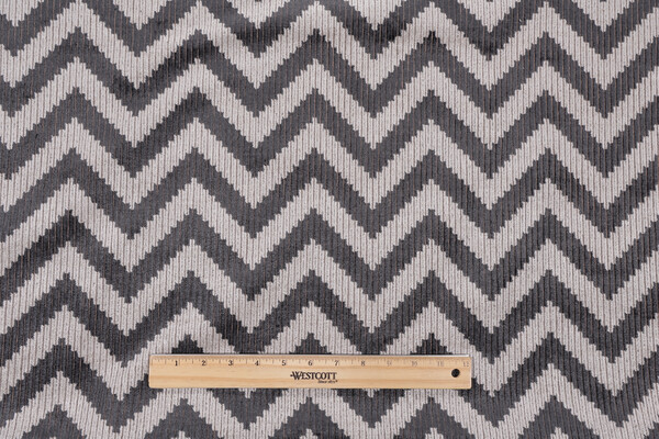 Fonthill Carnaby Woven Chenille Upholstery Fabric in Carbon