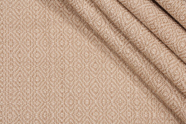 Scalamandre Diamond Woven Upholstery Fabric in Sandcastle