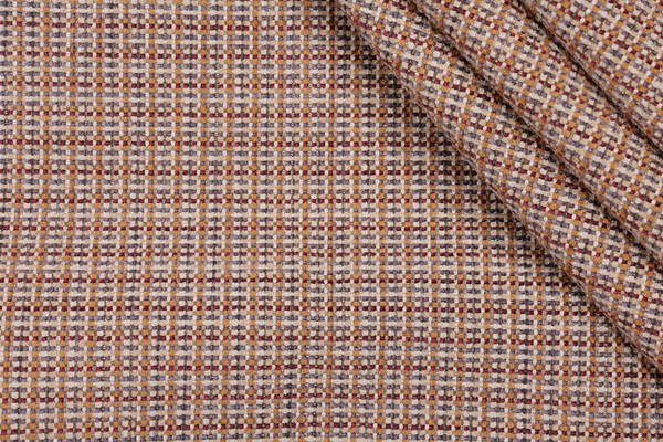 Scalamandre Laterite Woven Chenille Upholstery Fabric in Cognac