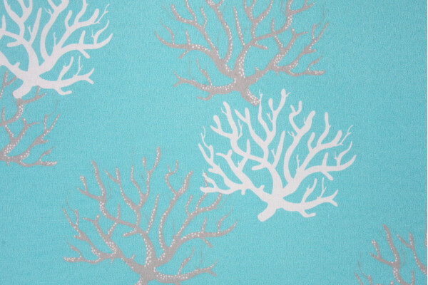 Premier Prints Isadella Printed Poly Outdoor Fabric in Ocean