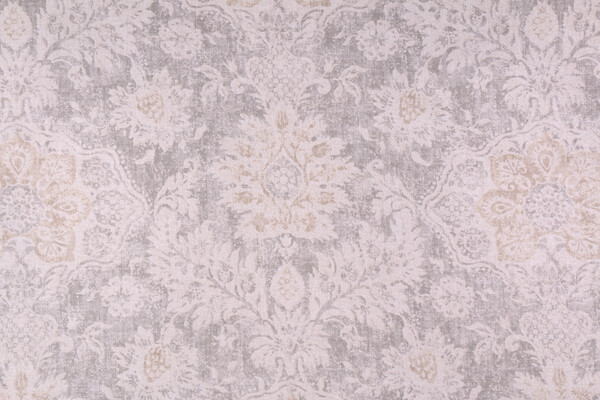 Click for 3.25 Yards Robert Allen Belmont Printed Cotton Drapery Fabric in Mist Robert Allen Belmont Printed Cotton Drapery Fabric in Mist