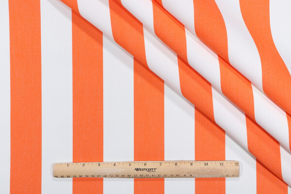 SunReal Cabana Woven Solution Dyed Acrylic Outdoor Fabric in Orange