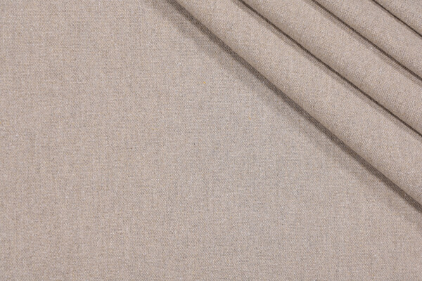 Emily Tweed Woven Upholstery Fabric in Hemp 