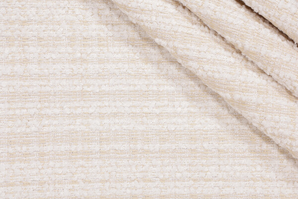 Crypton High Performance Woven Chenille Upholstery Fabric in Biscuit