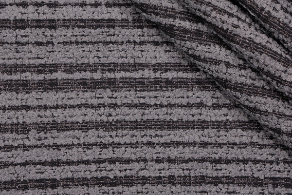 Crypton High Performance Woven Chenille Upholstery Fabric in Carbon