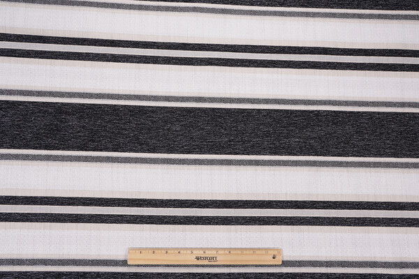 Crypton Hugo High Performance Woven Chenille Upholstery Fabric in Charcoal