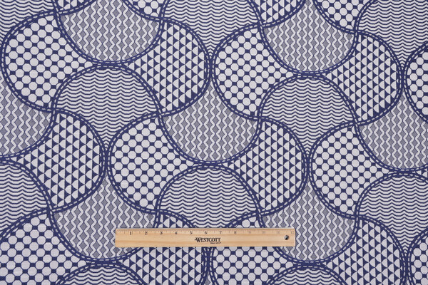 Crypton Tilly High Performance Woven Upholstery Fabric in Indigo