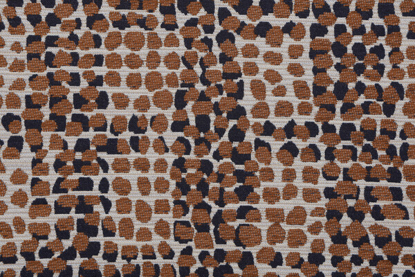 Crypton High Performance Woven Chenille Upholstery Fabric in Blue/Brown