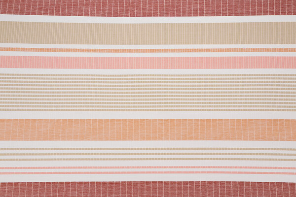 Crypton Stripe High Performance Woven Chenille Upholstery Fabric in Ginger