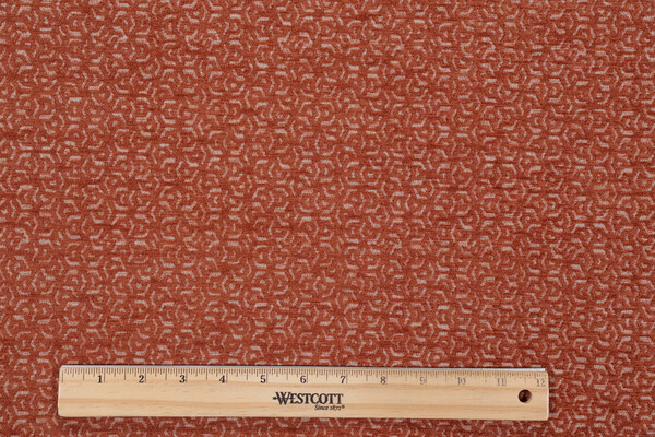 Crypton High Performance Woven Chenille Upholstery Fabric in Clay