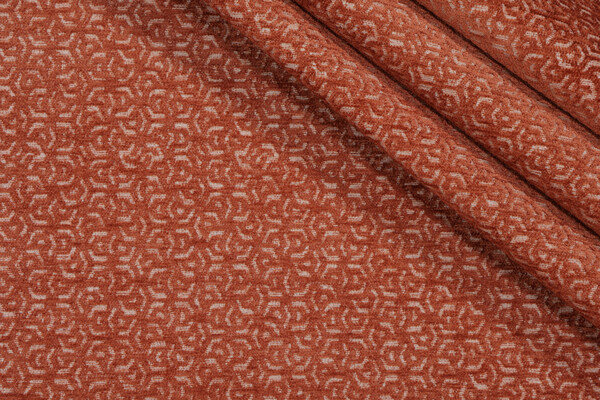 Crypton High Performance Woven Chenille Upholstery Fabric in Clay